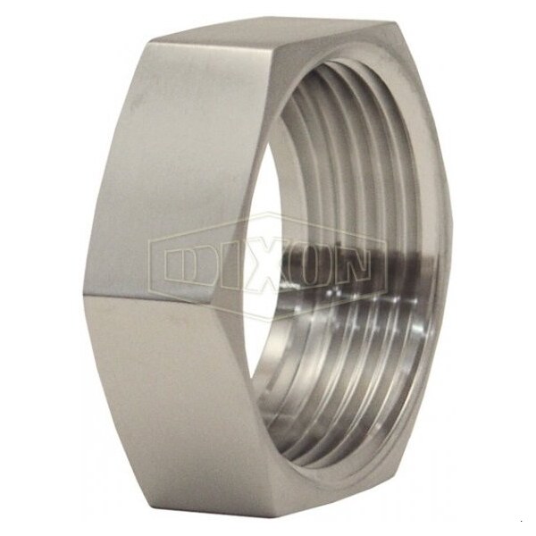 Hex Nut, Ring Joint, Fitting/Connector Type: Nut, 3 in Nominal Size, 7/8 in Thickness, 4-1/8 in Hex,